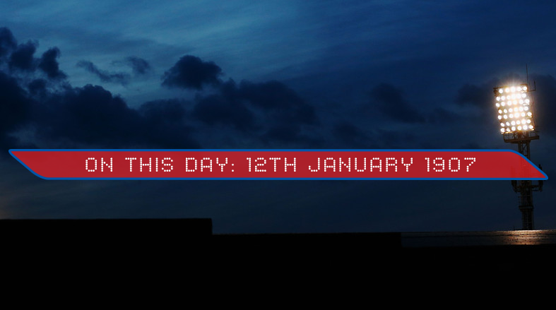 On This Day: 12th January 1907