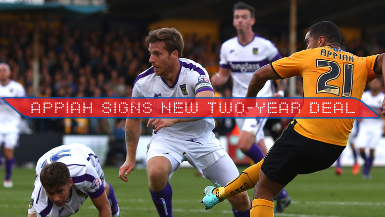 Appiah Signs New Two-Year Deal