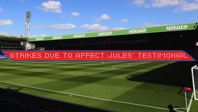 Low Ticket Sales? Rail Strikes to Affect Speroni’s Testimonial on Tuesday