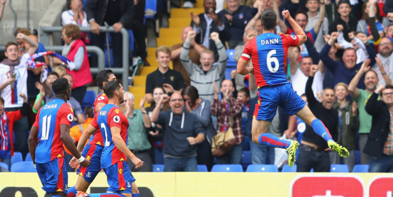 Scott Dann trains ahead of West Ham clash