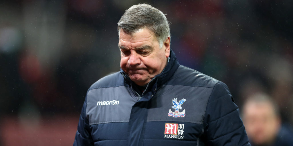 Allardyce praises Palace perfomance but not the result