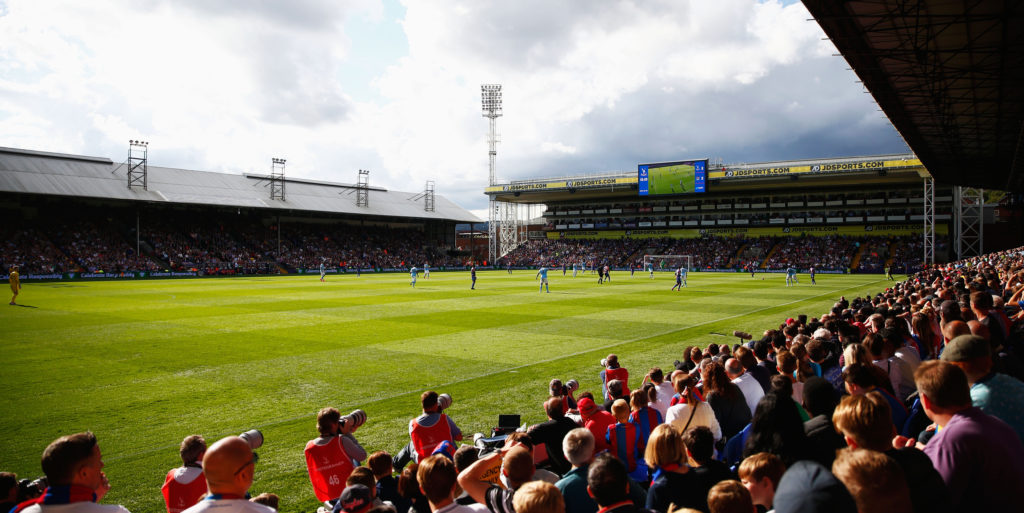 Selhurst Park in top 10 of capacity percentage in Europe