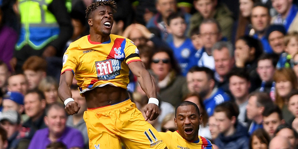 Palace duo celebrate safety with the fans
