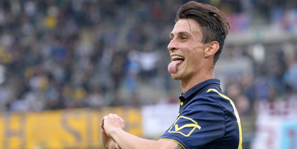 Palace scout Chievo striker