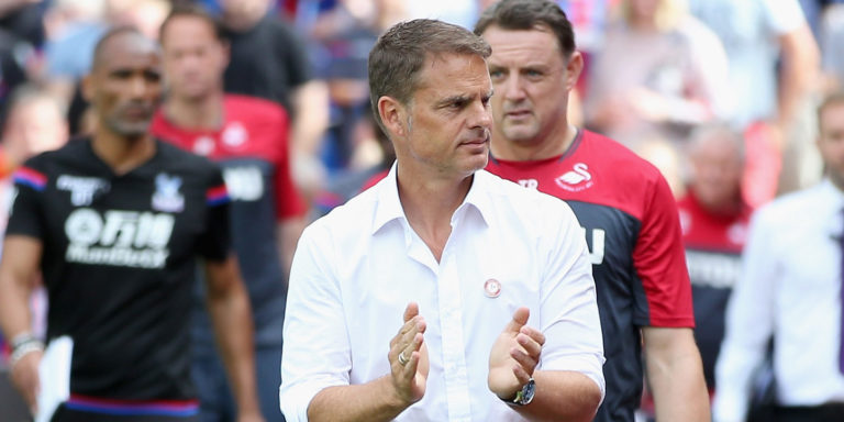 De Boer to hold crunch talks with Palace