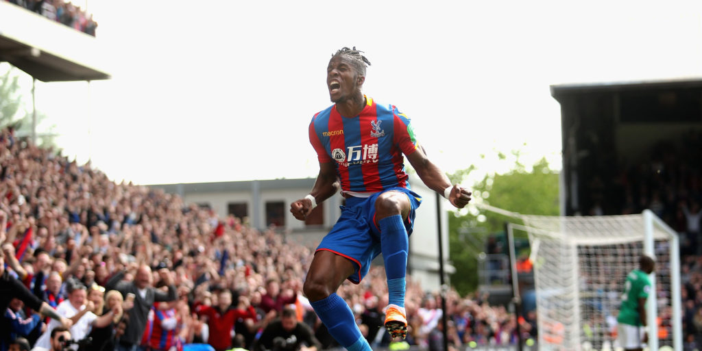 Wilfried Zaha confirms his commitment to Crystal Palace