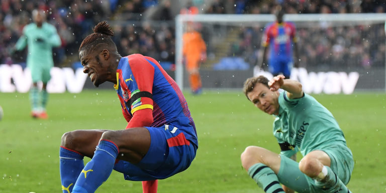 Zaha hits back at racial abuse following Arsenal draw
