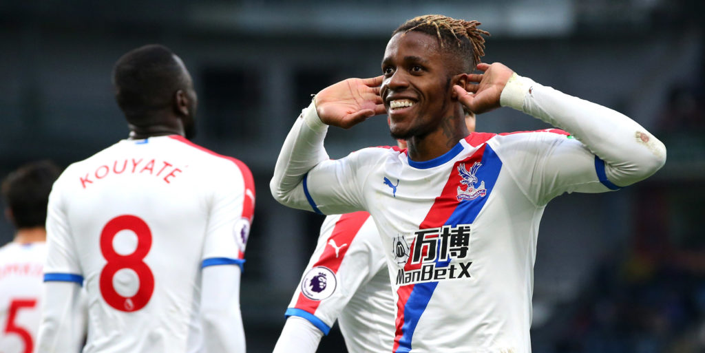 Wilfried Zaha delighted with goalscoring form