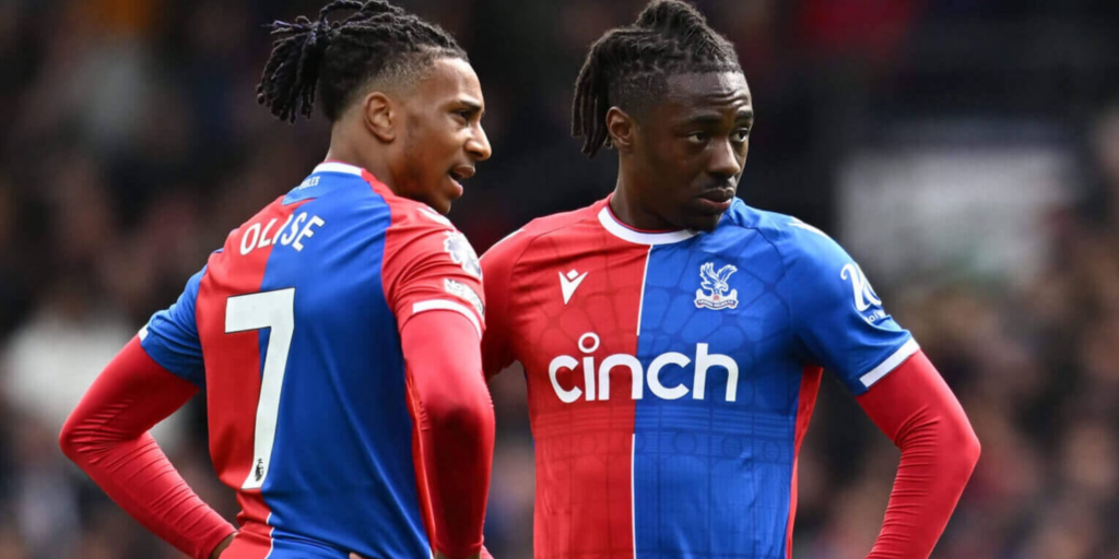 Michael Olise during his Crystal Palace career alongside Eberechi Eze