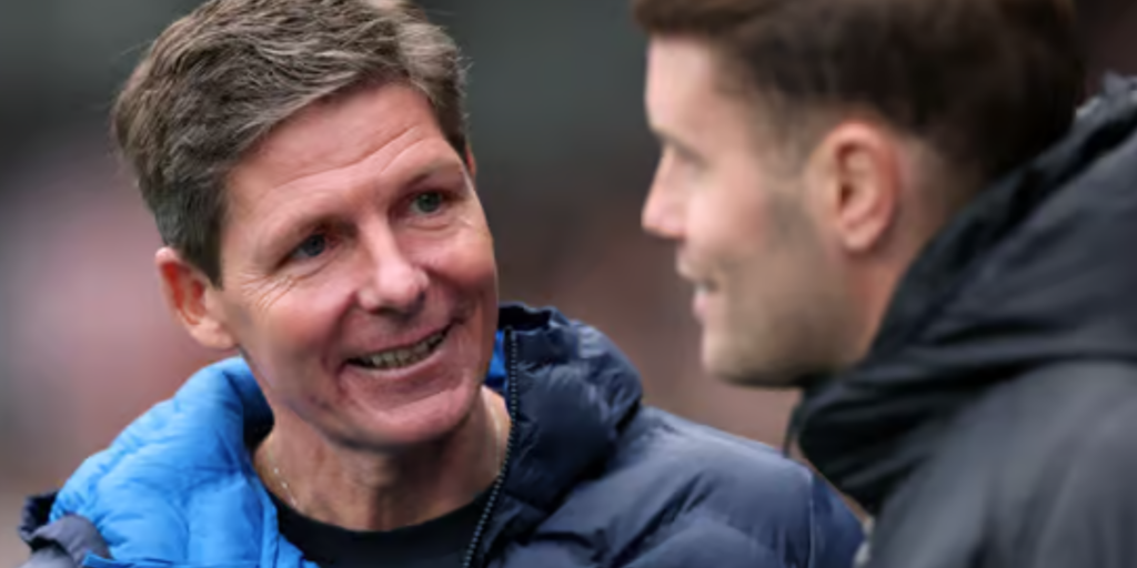 Oliver Glasner during his Crystal Palace tenure before his Nottingham Forest move
