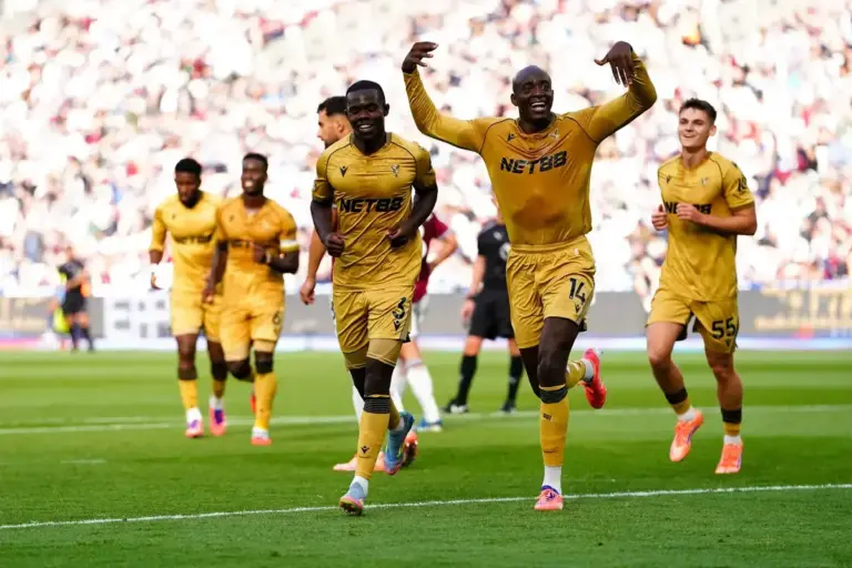 Crystal Palace star Mateta on Trademark Goal Celebration