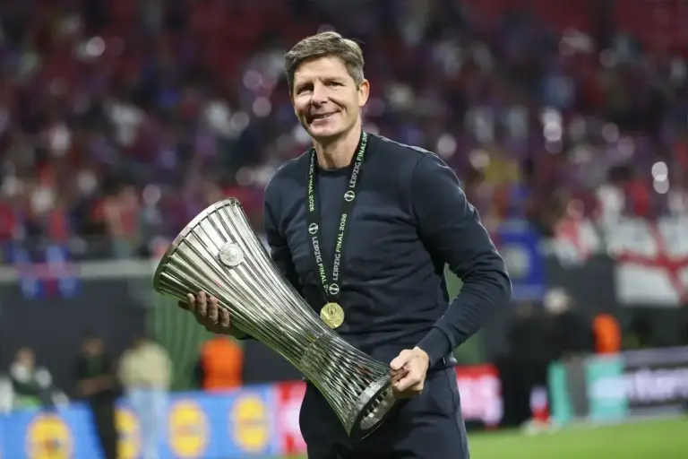 Oliver Glasner could meet Crystal Palace in Europa League next season
