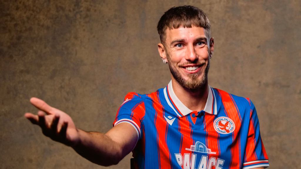 Oscar Mingueza signs for Palace. Image: CPFC