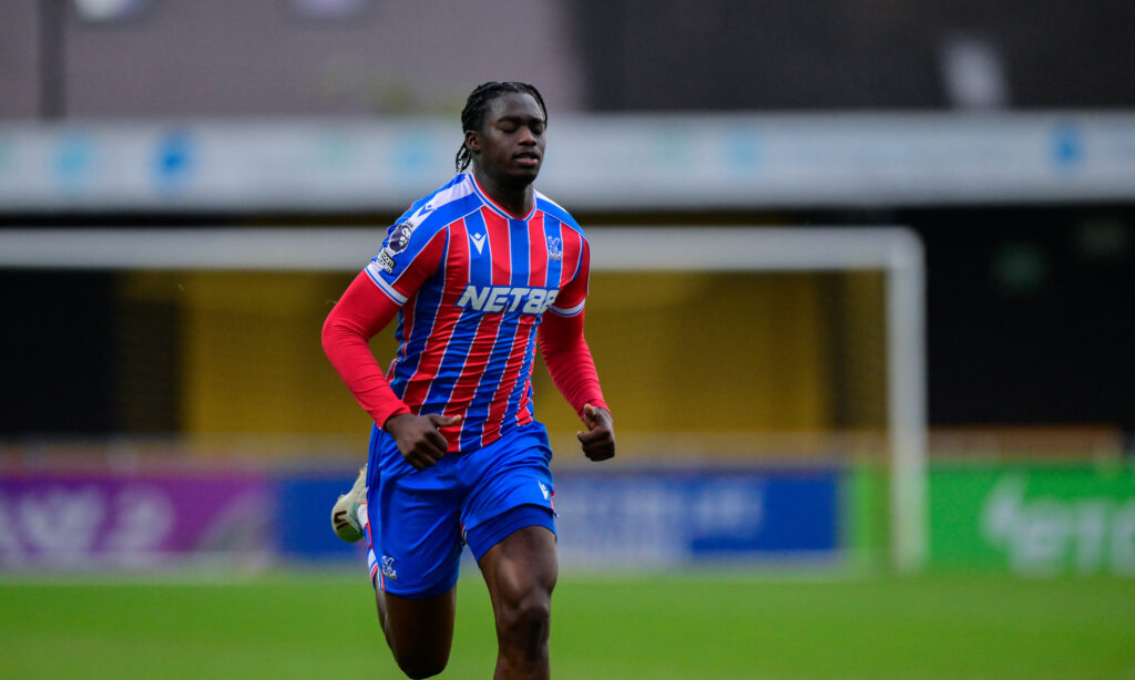 Hindolo Mustapha after completing his Wigan Athletic loan move from Crystal Palace