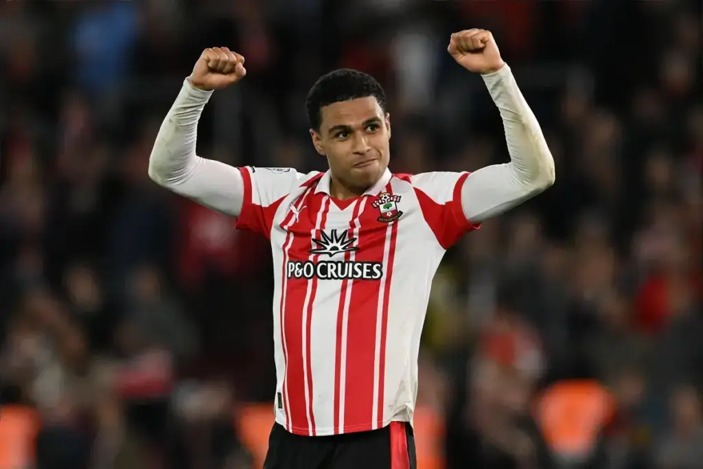 Shea Charles in action as Crystal Palace and Leeds chase transfer